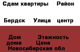 Сдам квартиры  › Район ­ Бердск  › Улица ­ центр › Дом ­ 11 › Этажность дома ­ 2 › Цена ­ 6 000 - Новосибирская обл., Бердск г. Недвижимость » Квартиры аренда   